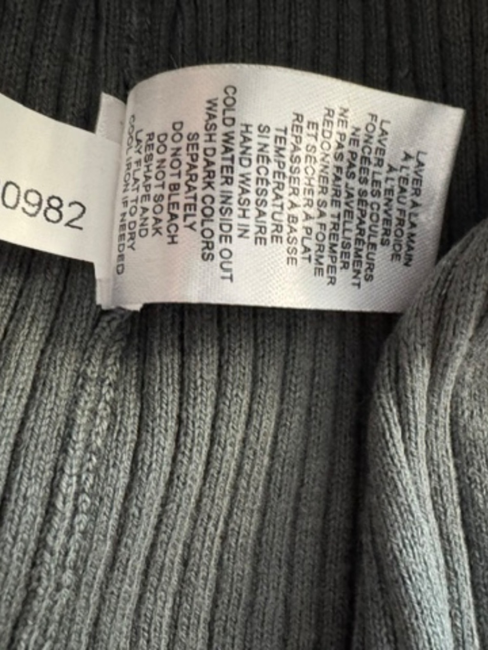 TWIK SIMONS - Jersey Mini Dress - Color Charcoal - Size XL - Picture 14 of 14
